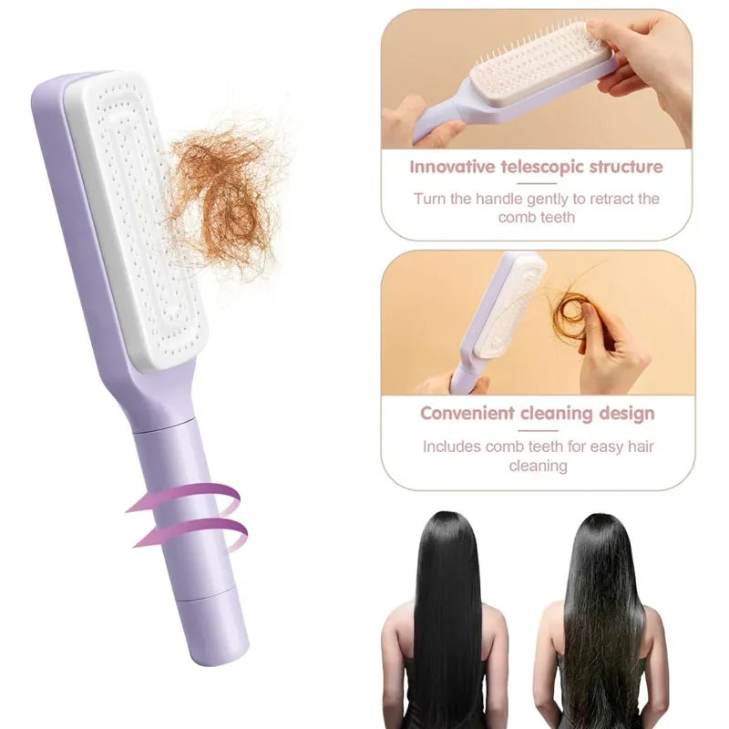 Self Cleaning Hair Brush