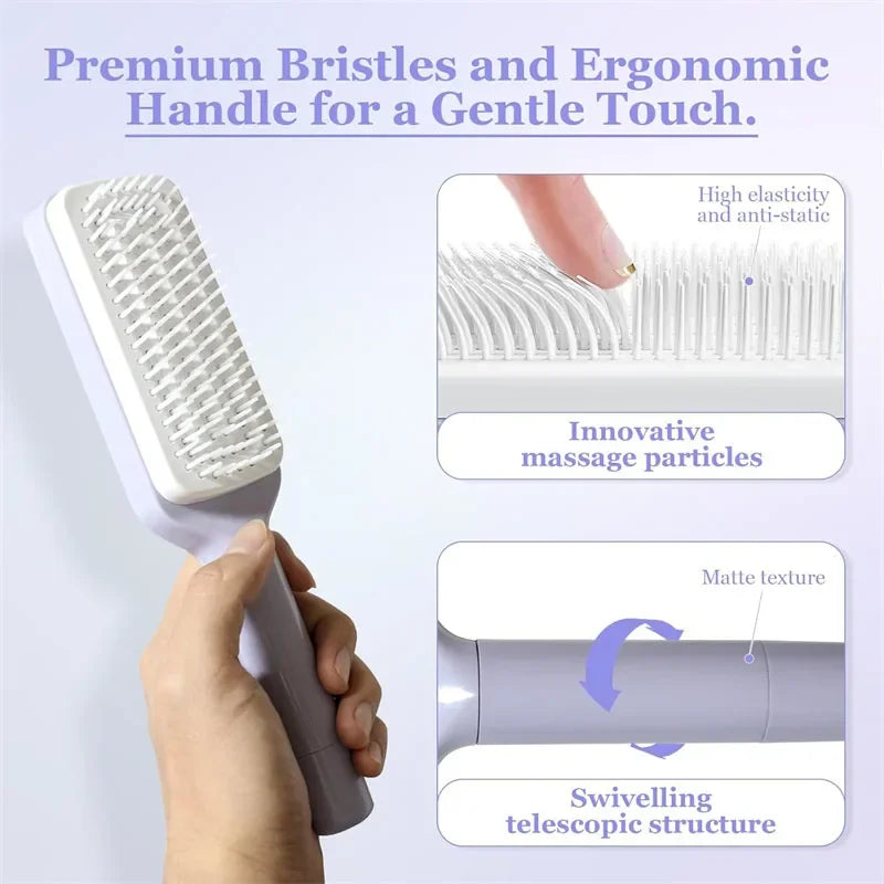 Self Cleaning Hair Brush