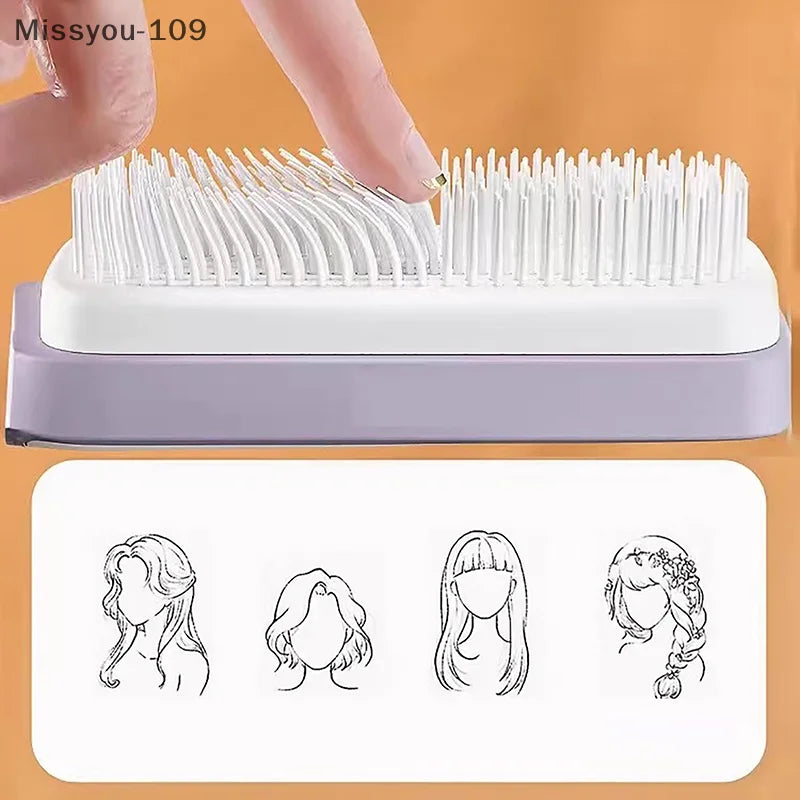 Self Cleaning Hairbrush