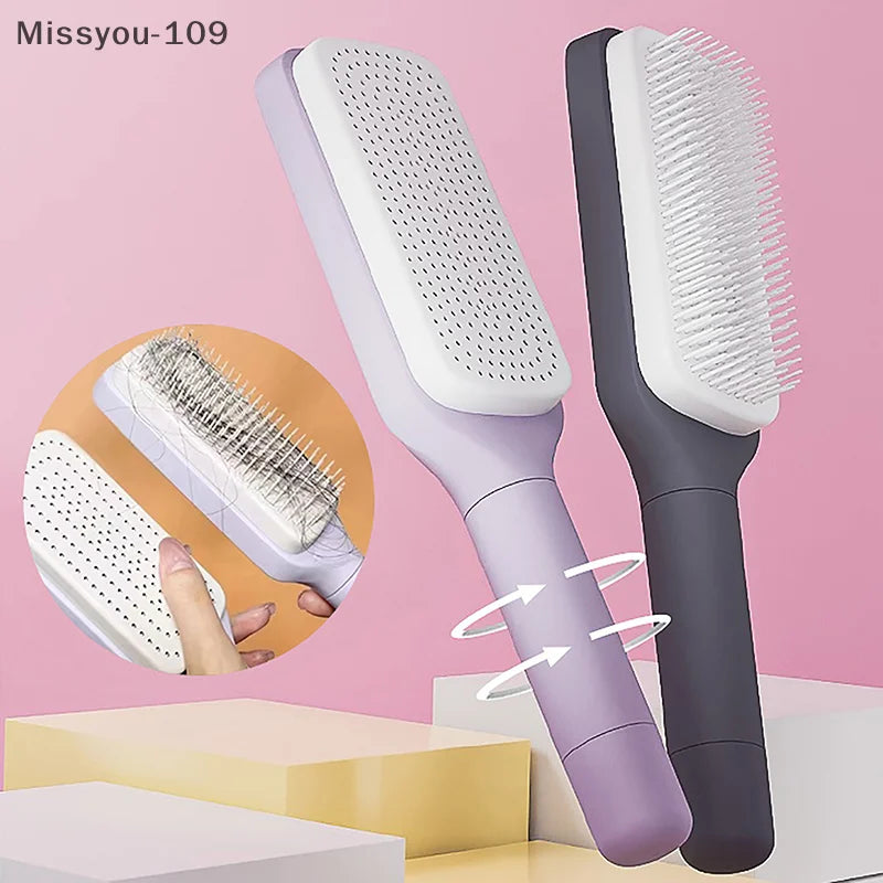 Self Cleaning Hairbrush