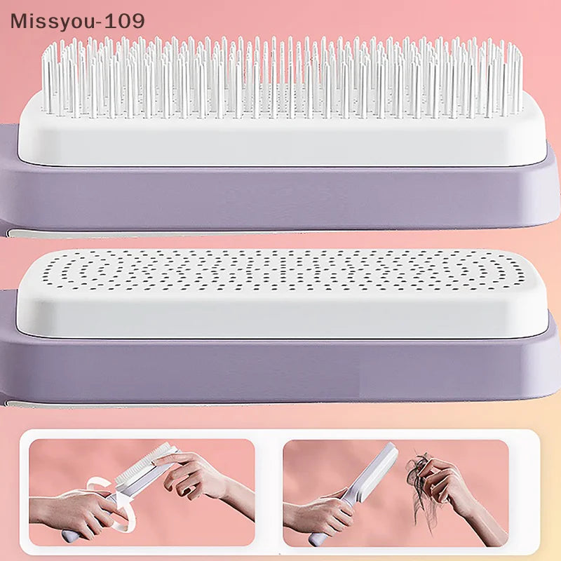 Self Cleaning Hairbrush
